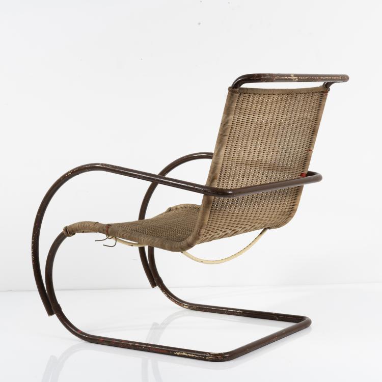 Bild 10 zu Objekt, Armlehnsessel 'MR 40', 1927, Thonet, Frankenberg, 148A 157