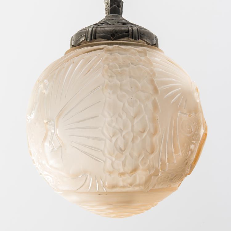 Bild 2 zu Objekt, Deckenleuchte, um 1930, Muller Fr&egrave;res, Lun&eacute;ville, 147B 240