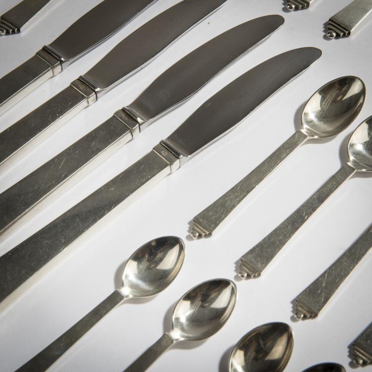 Bild 2 zu Objekt, 'Pyramid' silverware, 1926, Jensen, Georg, Kopenhagen, 147B 474