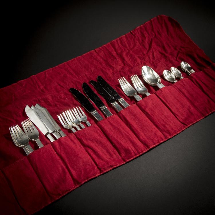 Bild 4 zu Objekt, 'Pyramid' silverware, 1926, Jensen, Georg, Kopenhagen, 147B 474