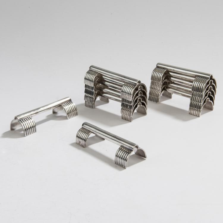 Hauptbild zu Objekt, Zw&ouml;lf Messerb&auml;nkchen, um 1935, Christofle, Paris, 147B 418