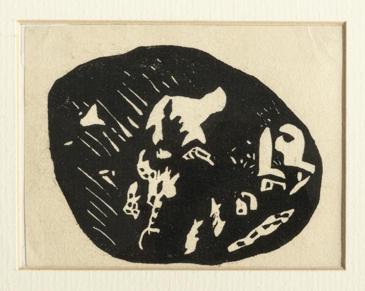 Hauptbild zu Objekt, Vignette from 'Der Riss', 1911, Wassily Kandinsky, 157C 897