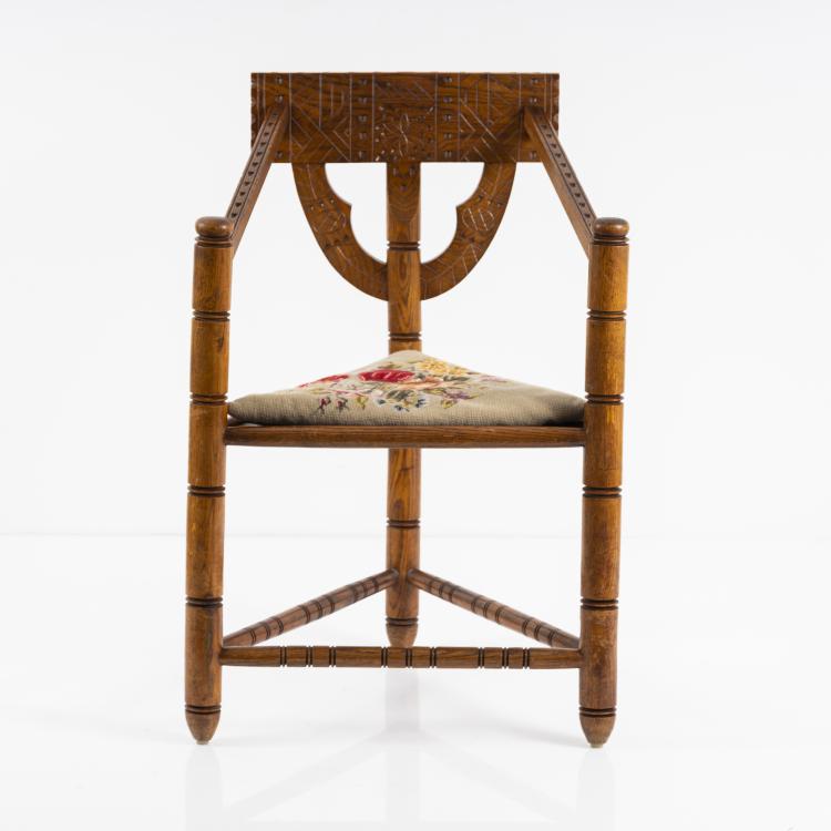 Bild 6 zu Objekt, Zwei Armlehnst&uuml;hle 'Munk chair', 1930/40er Jahre, Schweden, 149B 285