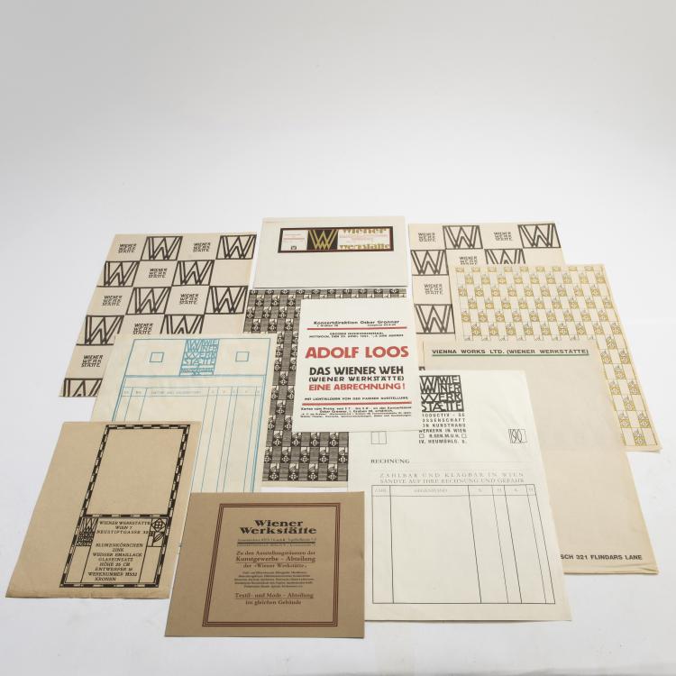 Hauptbild zu Objekt, Konvolut elf Drucksachen, 1903-1920 , Wiener Werkst&auml;tte, 148A 63