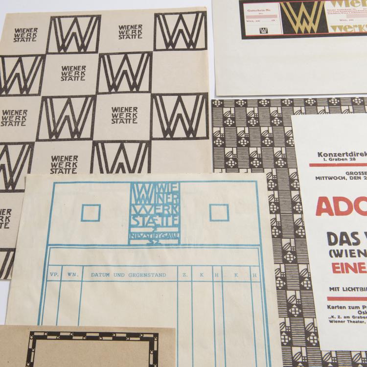 Bild 3 zu Objekt, Konvolut elf Drucksachen, 1903-1920 , Wiener Werkst&auml;tte, 148A 63