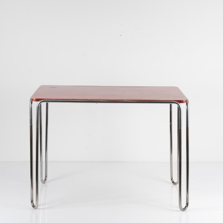 Hauptbild zu Objekt, 'B 10' table - variation', c. 1927, Thonet, Frankenberg, 148A 159
