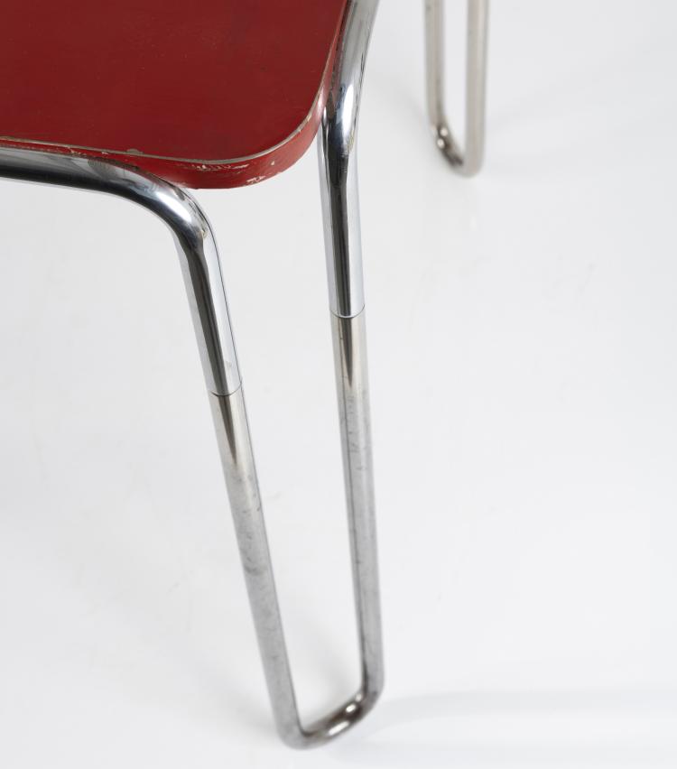 Bild 2 zu Objekt, 'B 10' table - variation', c. 1927, Thonet, Frankenberg, 148A 159