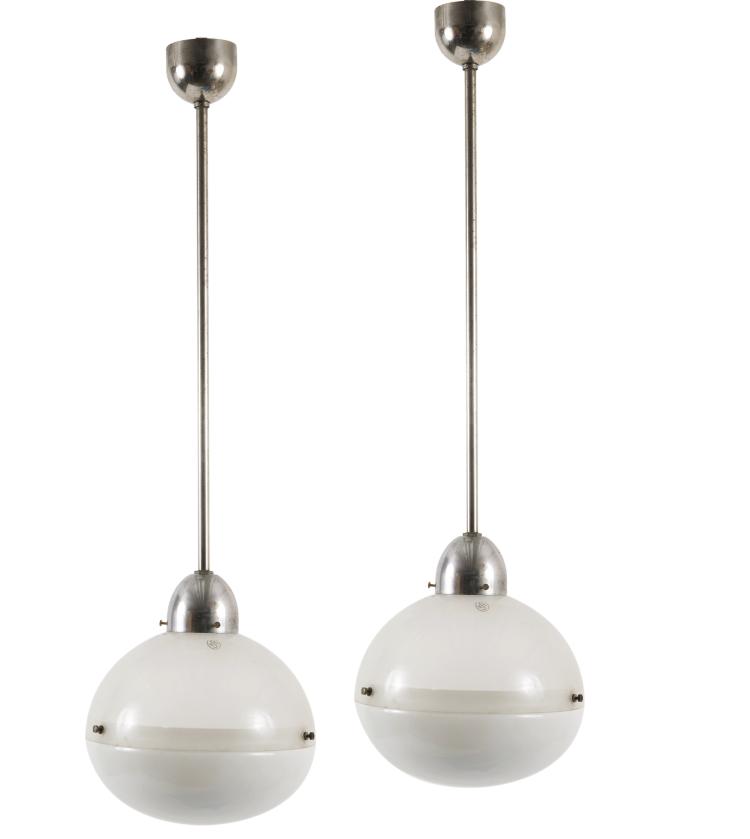 Hauptbild zu Objekt, Zwei Deckenleuchten, 1930er Jahre, CZ, 148A 176