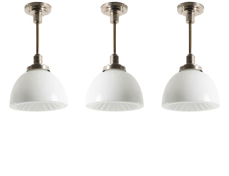 Hauptbild zu Objekt, Drei Deckenleuchten, 1930er Jahre, CZ, 148A 180