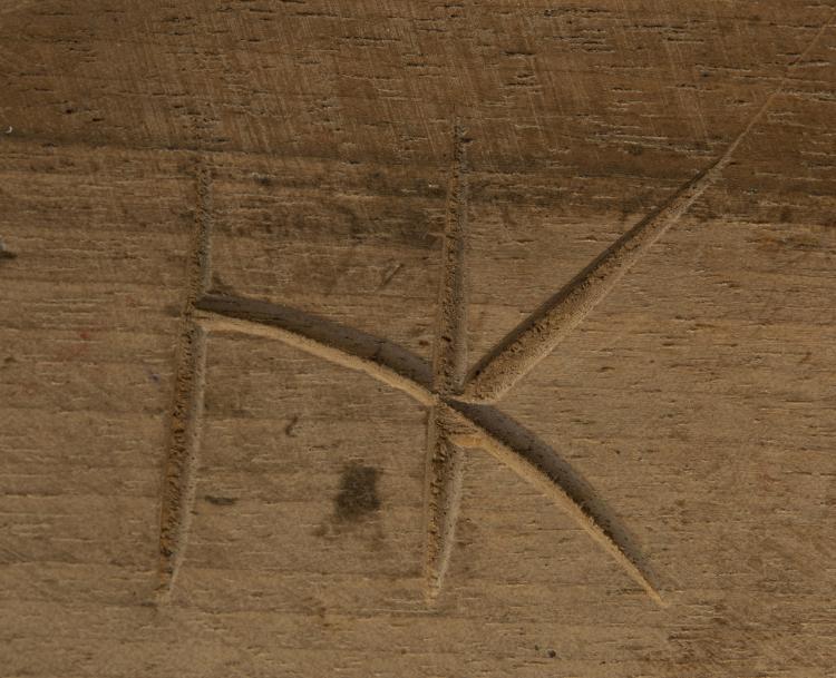 Bild 4 zu Objekt, Anthroposophischer Kerzenleuchter, zwei Schalen, 1930-50, Dornach, Kunstschnitzwerkstatt (zugeschrieben), 148A 205