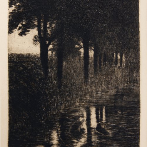 'Forellenweiher', um 1890/91