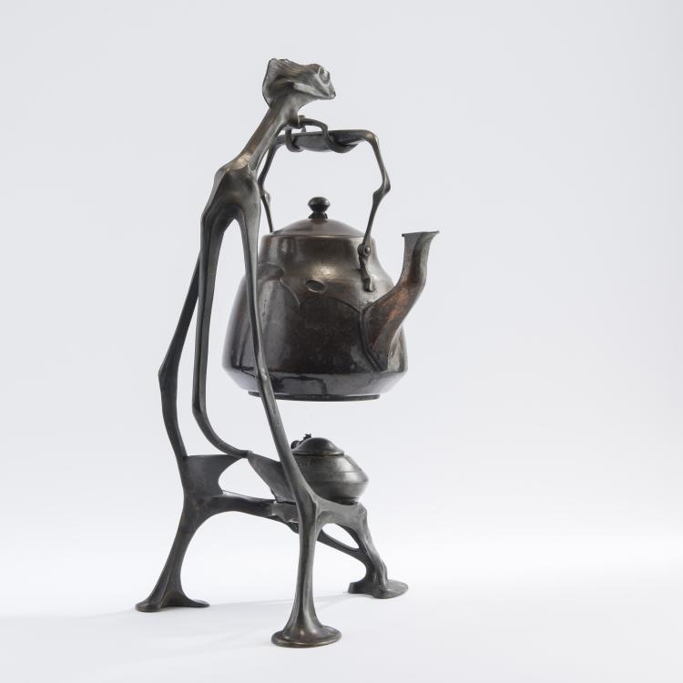 Bild 2 zu Objekt, Teekessel mit Gestell und Brenner, um 1900, M&uuml;nchen, 147B 451