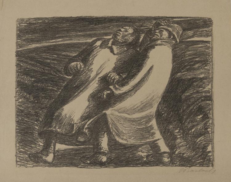Hauptbild zu Objekt, 'Panischer Schrecken', um 1928/1930, Ernst Barlach, 148C 488