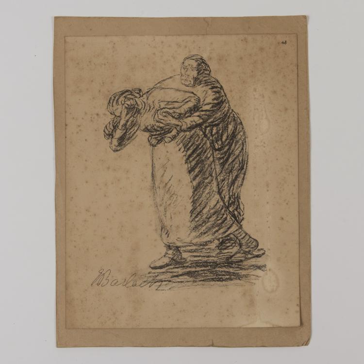 Bild 1 zu Objekt, 'Panischer Schrecken', um 1928/1930, Ernst Barlach, 148C 488