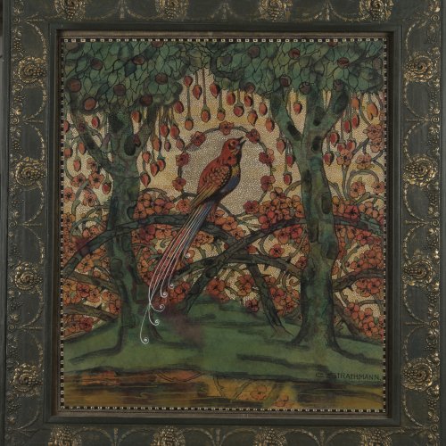 'Paradiesvogel inmitten von japanischen Quitten', um 1909