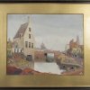 'Petite ville près de la côte', um 1920