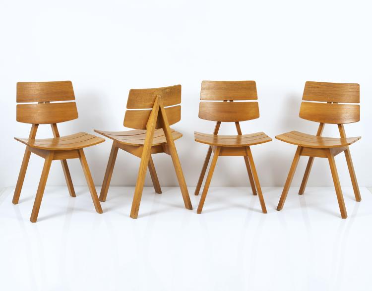 Hauptbild zu Objekt, Vier St&uuml;hle, um 1960, Horgen Glarus, Glarus, 148A 275