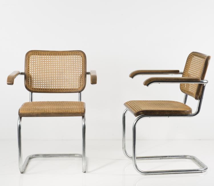 Bild 6 zu Objekt, 4 chairs 'B 64', 1928 , Marcel Breuer,Mart Stam, Thonet, Frankenberg, 149B 284