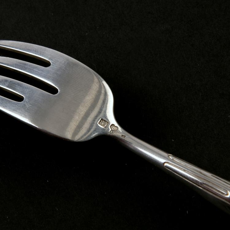 Bild 1 zu Objekt, Fische&szlig;gabel 'Modell I', 1905/06, Koch & Bergfeld, Bremen, 148A 23