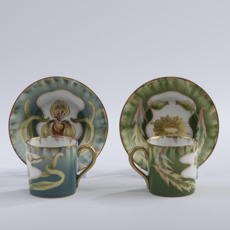 Bild 4 zu Objekt, Two mocha cups '65 / 3a' with decor '599', 1899/1900, Nymphenburg, KPM, 147B 560