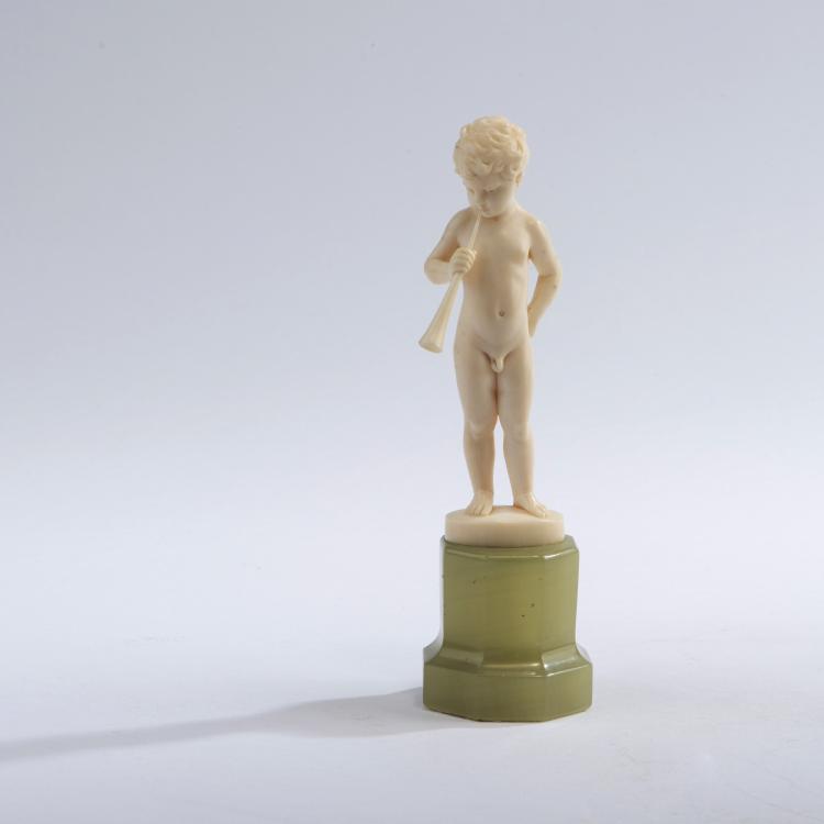 Hauptbild zu Objekt, 'Boy with trumpet', before 1914, 147B 390