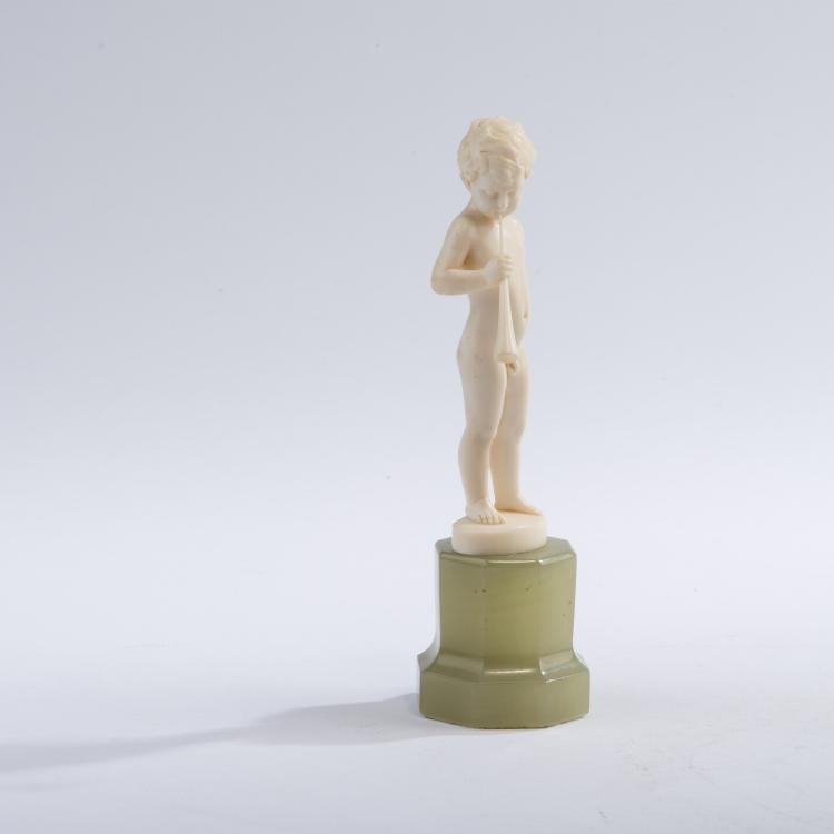 Bild 1 zu Objekt, 'Boy with trumpet', before 1914, 147B 390