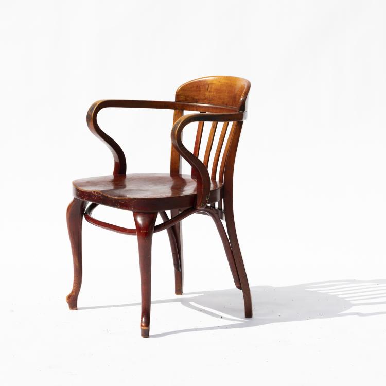 Bild 1 zu Objekt, Armlehnstuhl 'Caf&eacute; Capua - 519', 1913, Thonet, Wien, 148A 96