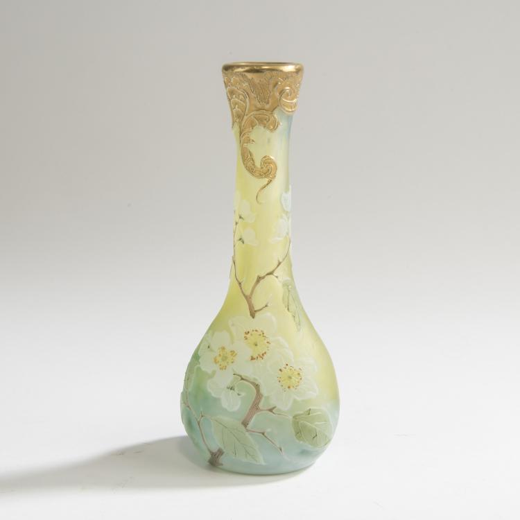 Bild 1 zu Objekt, Vase 'Fleurs de pommier', 1900-14, Legras & Cie., Saint-Denis, 147B 231