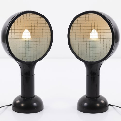 2 'Tennis' table lights, 1972