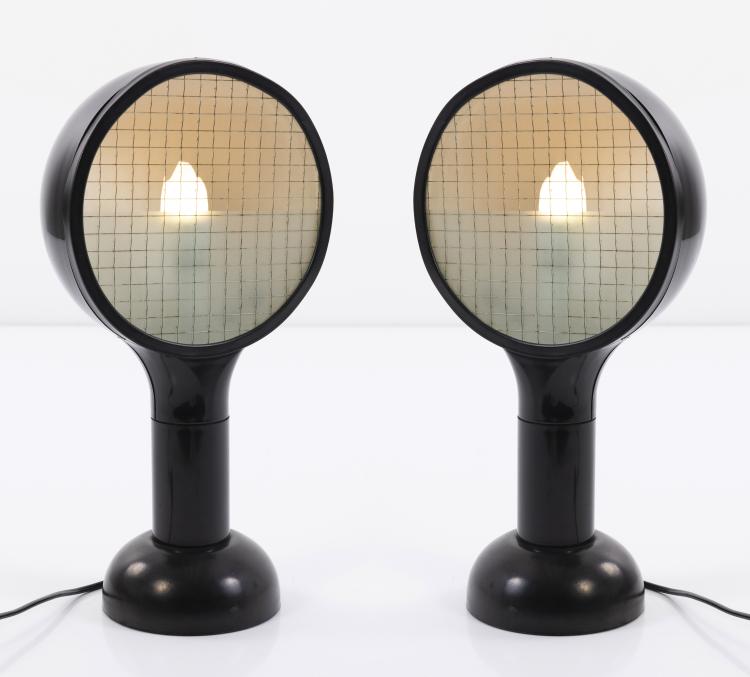Hauptbild zu Objekt, 2 'Tennis' table lights, 1972, Adalberto Dal Lago, Francesconi, Brescia, 149A 219