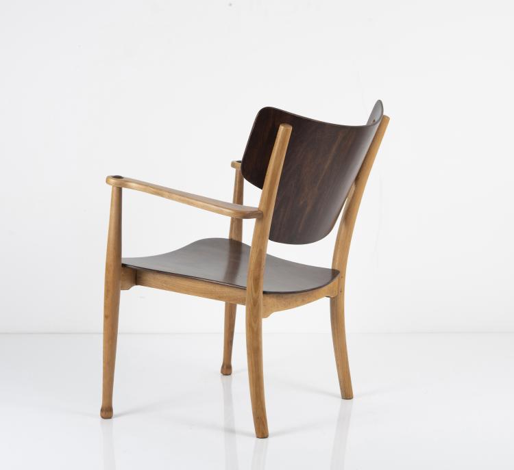 Bild 2 zu Objekt, Zwei Armlehnsessel 'Portex', 1944, Thonet, Wien, 148A 109