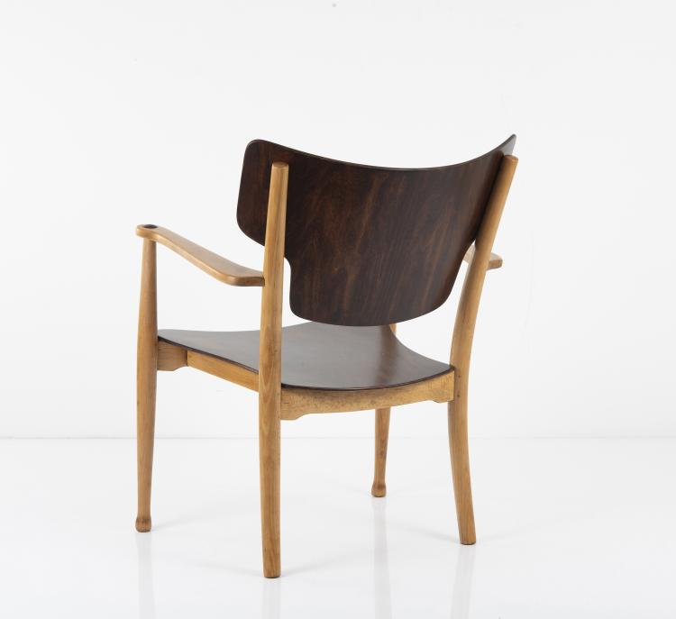 Bild 3 zu Objekt, Zwei Armlehnsessel 'Portex', 1944, Thonet, Wien, 148A 109