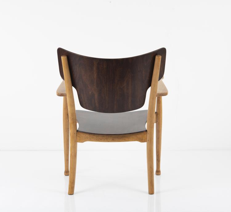 Bild 4 zu Objekt, Zwei Armlehnsessel 'Portex', 1944, Thonet, Wien, 148A 109