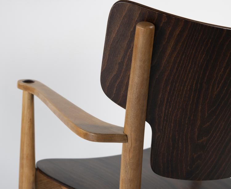 Bild 11 zu Objekt, Zwei Armlehnsessel 'Portex', 1944, Thonet, Wien, 148A 109