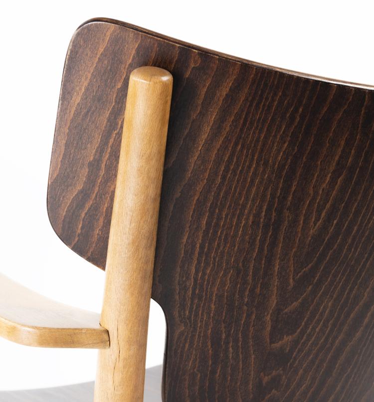 Bild 12 zu Objekt, Zwei Armlehnsessel 'Portex', 1944, Thonet, Wien, 148A 109