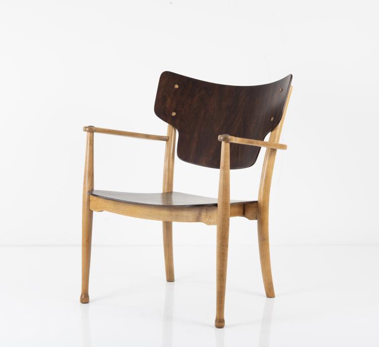 Bild 14 zu Objekt, Zwei Armlehnsessel 'Portex', 1944, Thonet, Wien, 148A 109