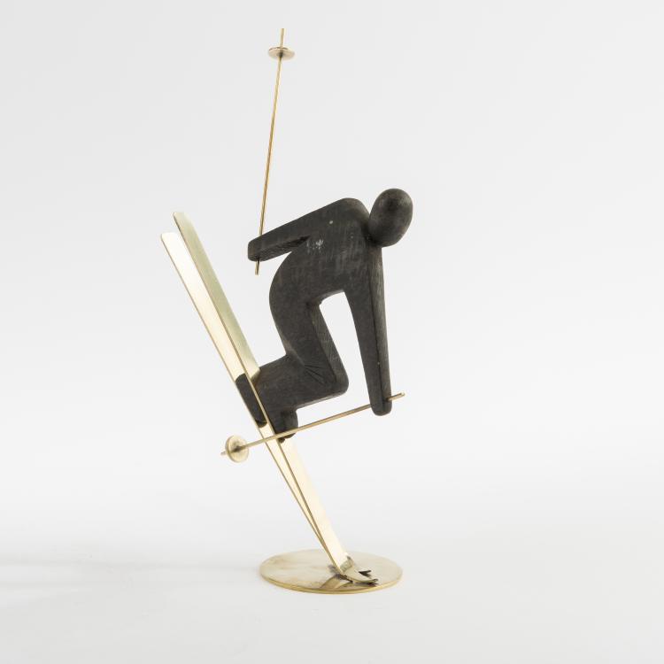 Bild 1 zu Objekt, Skifahrer, 1950er Jahre, Hagenauer, Wien, 147B 355