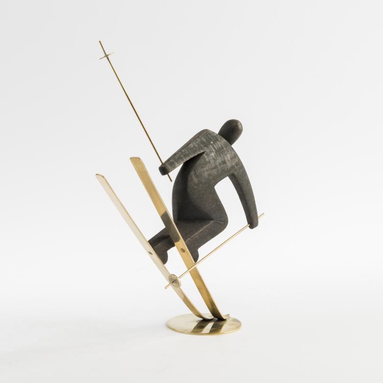 Bild 2 zu Objekt, Skifahrer, 1950er Jahre, Hagenauer, Wien, 147B 355