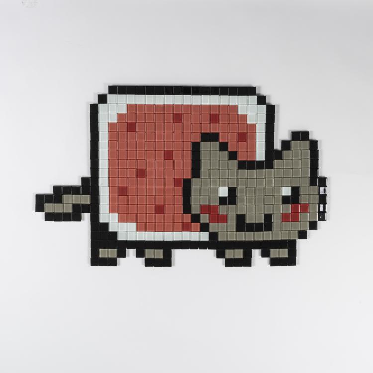 Hauptbild zu Objekt, 'Nyan Cat' (Wien), um/nach 2011,  Invader, 151C 689