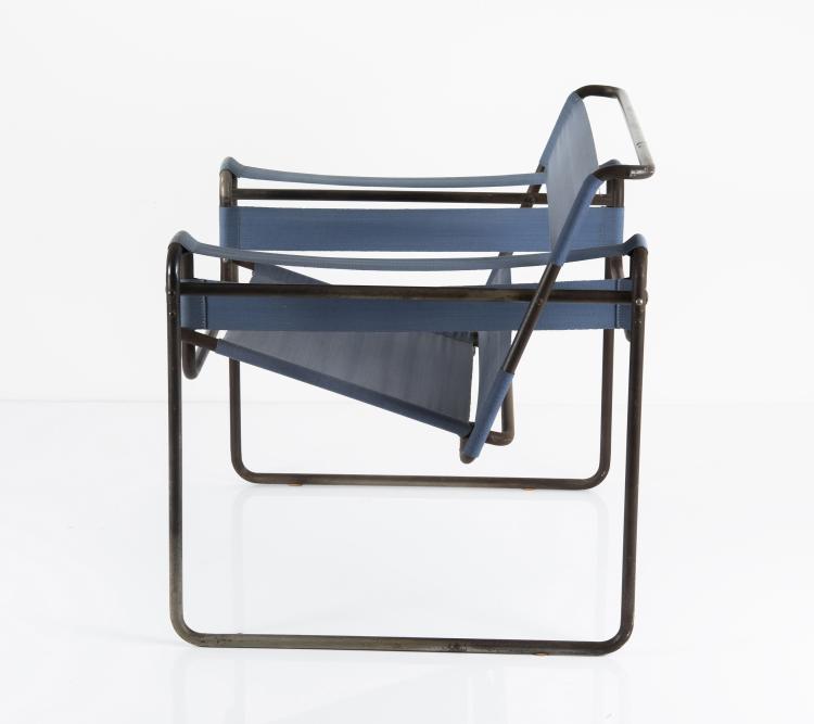 Bild 10 zu Objekt, Armlehnsessel 'B3 - Wassily', 1925, Standard M&ouml;bel, Berlin, 148A 150