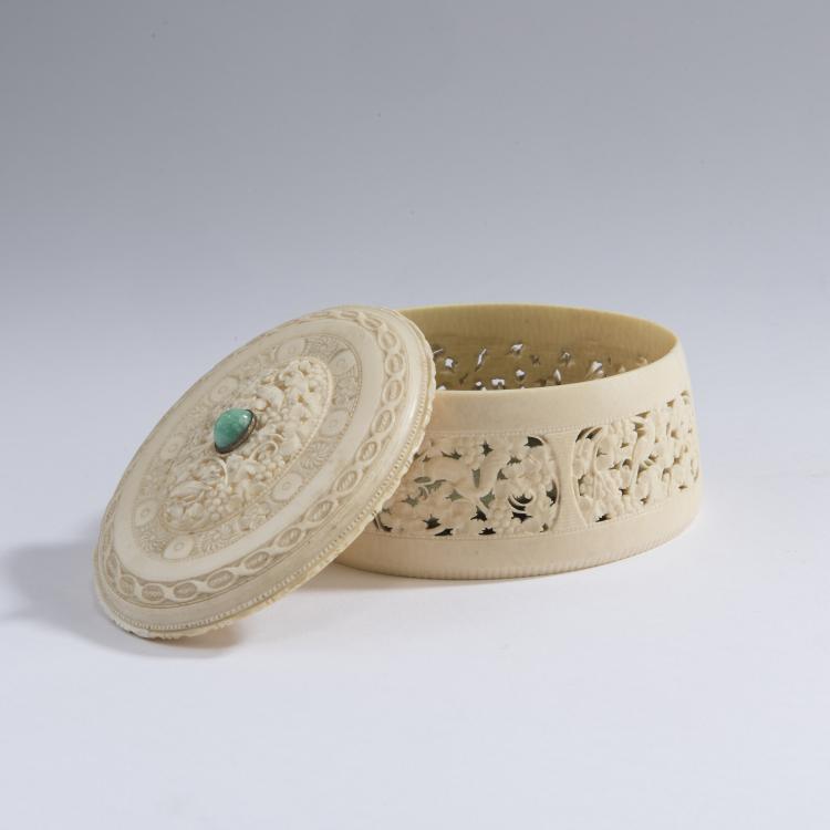 Bild 2 zu Objekt, Deckeldose, um 1885, Erbach, 147B 697