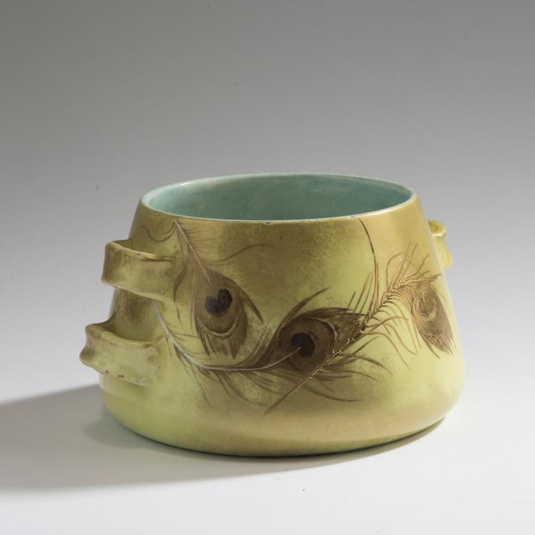 Bild 1 zu Objekt, Cachepot 'Plumes de P&acirc;on', um 1890, Massier, Cl&eacute;ment, Golfe-Juan, 147B 541