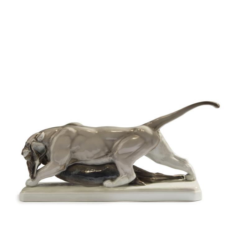 Hauptbild zu Objekt, 'Siegreiche Heimkehr', 1918, Rosenthal, Selb, 147B 561