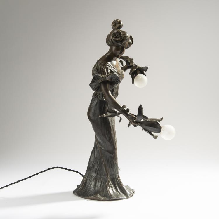 Bild 1 zu Objekt, Figurenlampe, um 1900, Filles de Vincennes, 147B 358