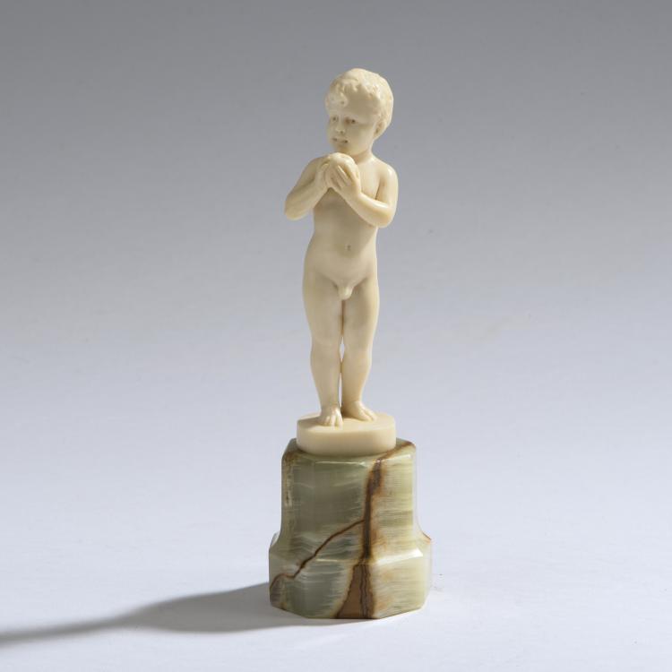 Hauptbild zu Objekt, 'Knabe mit Apfel', vor 1914, 147B 388