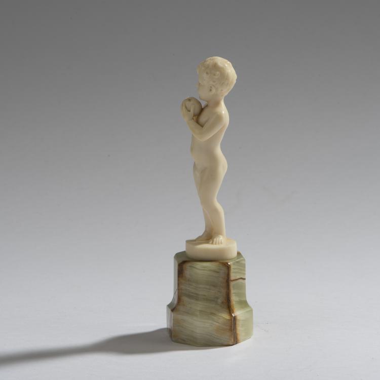 Bild 1 zu Objekt, 'Knabe mit Apfel', vor 1914, 147B 388