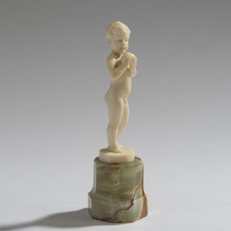 Bild 2 zu Objekt, 'Knabe mit Apfel', vor 1914, 147B 388