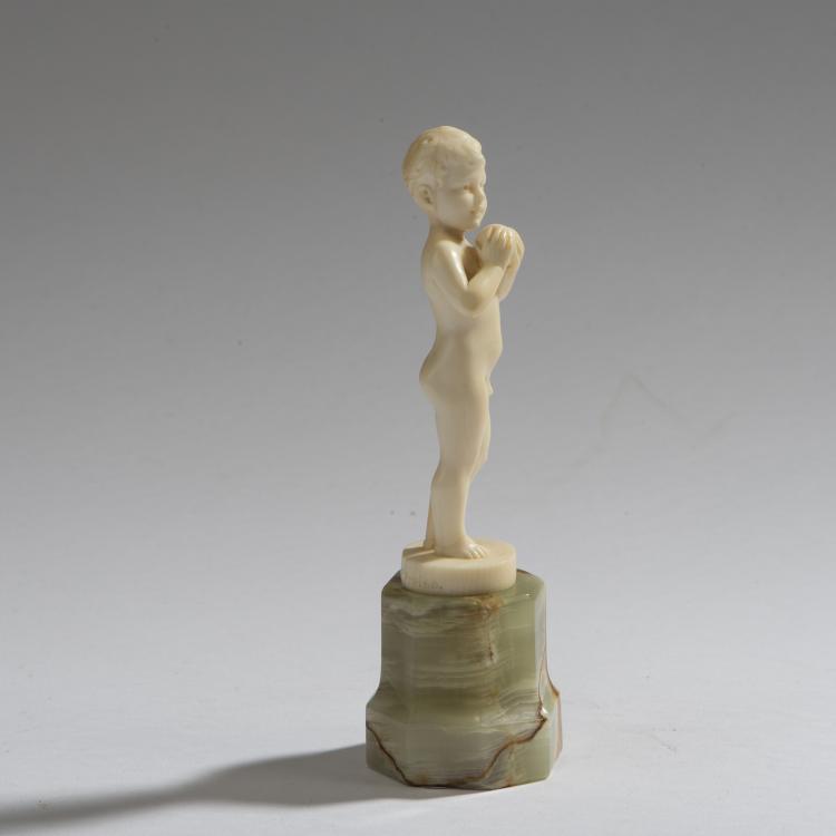 Bild 4 zu Objekt, 'Knabe mit Apfel', vor 1914, 147B 388