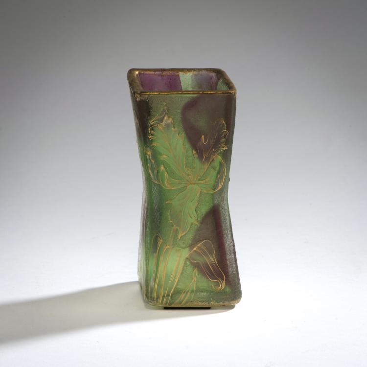 Hauptbild zu Objekt, Vase 'Tulipes', c. 1895, Daum Fr&egrave;res, Nancy, 147B 92