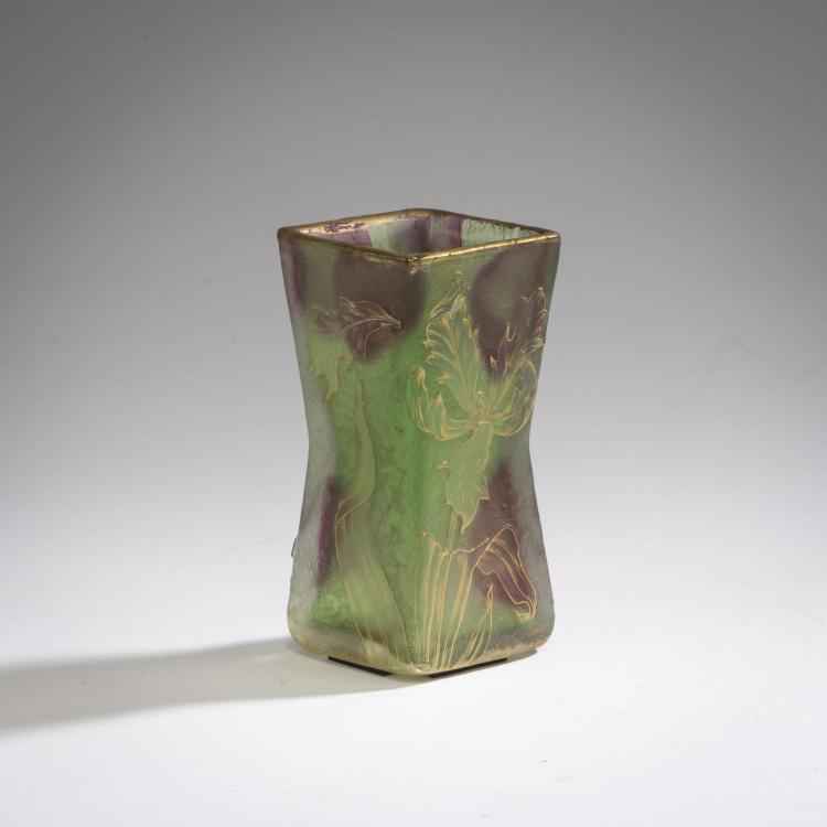 Bild 1 zu Objekt, Vase 'Tulipes', c. 1895, Daum Fr&egrave;res, Nancy, 147B 92